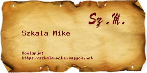 Szkala Mike névjegykártya